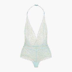 Savage X Fenty Lace Halter Top Teddy Lingerie - 2XL - Like New